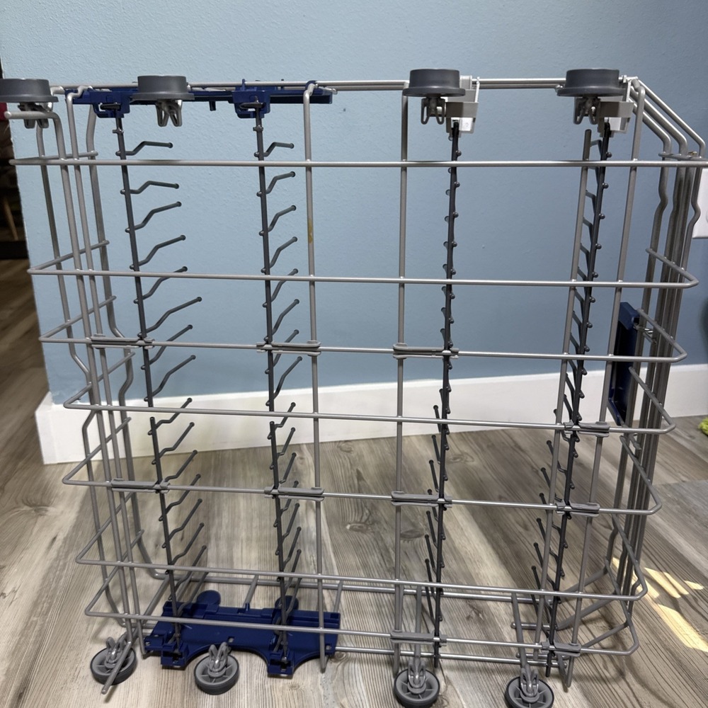 OEM Viking Dishwasher Lower Rack Basket Assembly VDW302 FDW302 Gray Complete - Picture 6 of 11